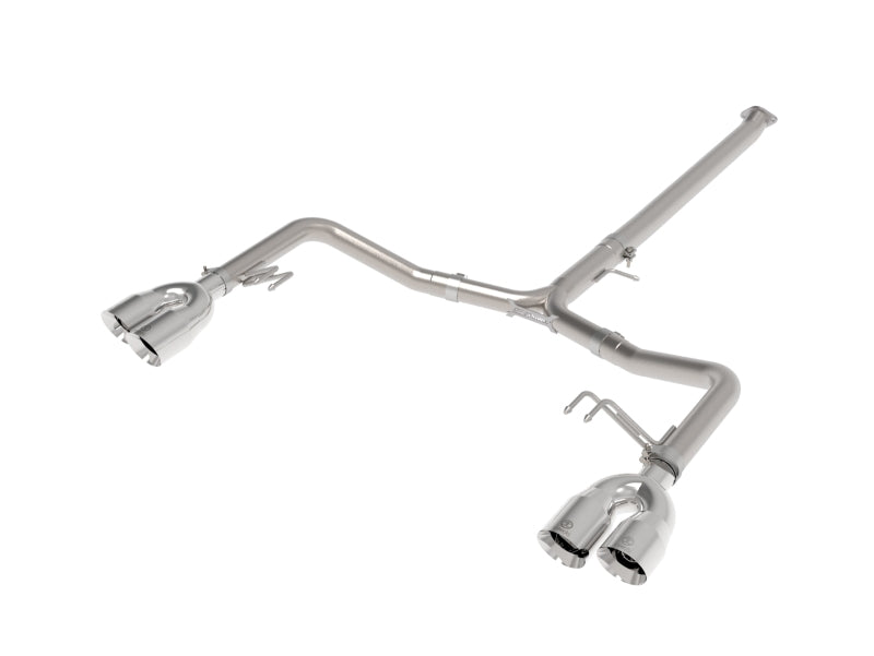 aFe Takeda 21-24 Kia K5 GT L4-2.5L (t) SS Axle-Back Exhaust System w/ Polished Tips - 49-37043-P