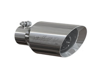 Load image into Gallery viewer, MBRP Universal Tip 4.5 O.D. Dual Walled Angled Rolled End 2.5 Inlet 12in Length - T304 - T5161
