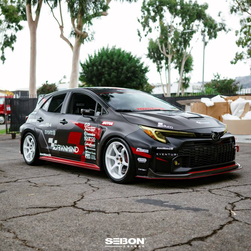 Seibon 2023 Toyota GR Corolla OE-Style Dry Carbon Fenders - FF23TYGRCOR-OE-DRY