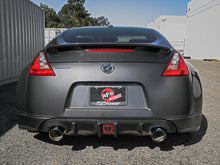 Load image into Gallery viewer, aFe Takeda 09-20 Nissan 370z 2-1/2 IN 304 Stainless Steel Cat-Back Exhaust System w/ Blue Flame Tip - 49-36139-L