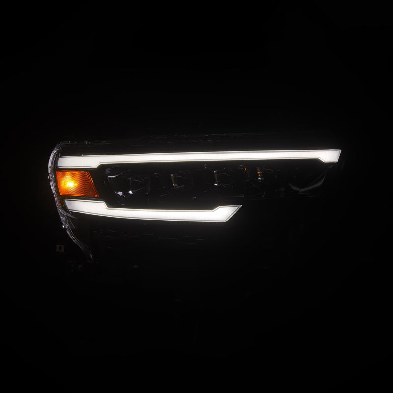 AlphaRex 25-26 Dodge Ram 1500 NOVA LED Proj Headlights- Alpha-Black w/Activ Lit/Seq Signal/Switchbk - 880890