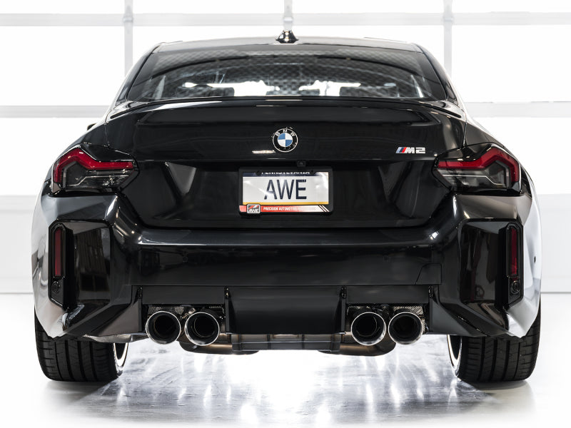 AWE Tuning 23-24 BMW G87 M2 SwitchPath Edition Exhaust - Chrome Silver Tips - 3025-42487