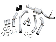 Load image into Gallery viewer, AWE Tuning 19-21 RAM 1500 5.7L (w/Cutouts) 0FG Dual Rear Exit Cat-Back Exhaust - Diamond Black Tips - 3015-33006