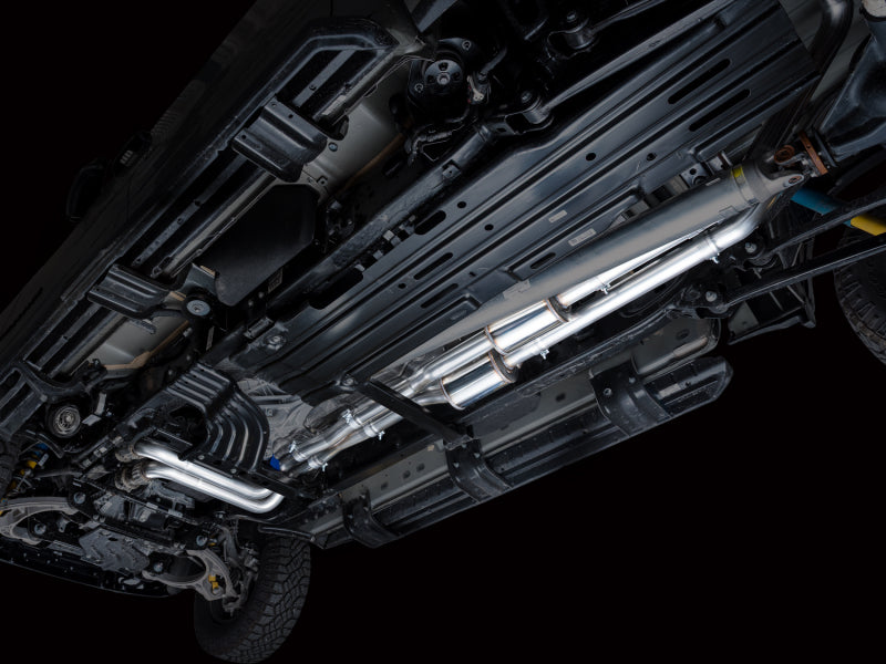 AWE Tuning 2025+ RAM 1500 3.0TT Rebel 0FG Cat-Back Exhaust w/ Chrome Silver Tips - 3015-32531