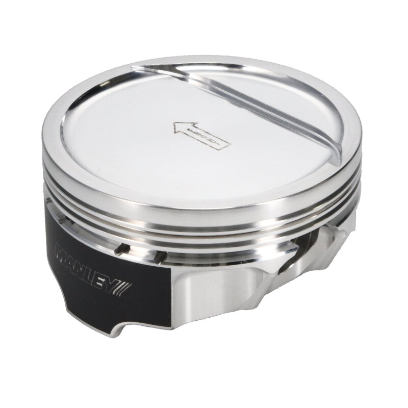 Manley Chevrolet LS Piston Set - 4.125in Bore 1.115in CH, -18.00 CC - 566300C-8