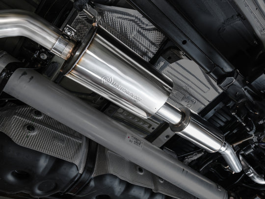 AWE Tuning 0FG Exhaust for 3rd Gen Toyota Tundra - Dual Diamond Black Tips - 3015-33063