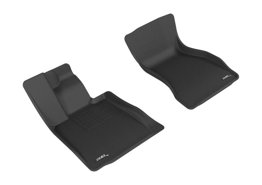 3D MAXpider 2016-2020 BMW 7 Series Kagu 1st Row Floormat - Black - L1BM07611509