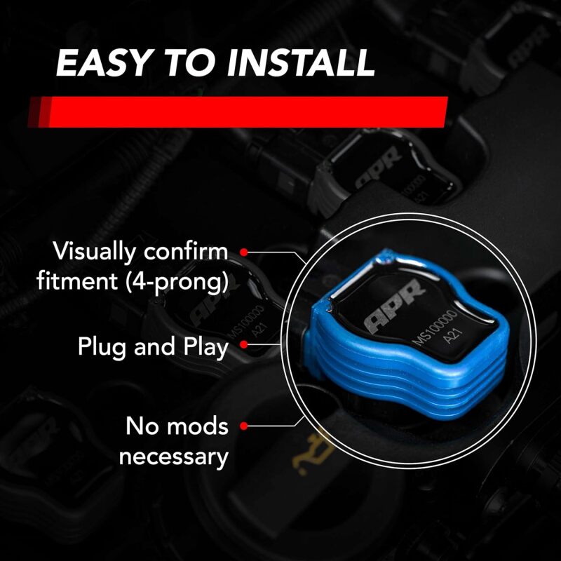 APR EA888.1/EA888.2/EA113/EA837 (PQ35/PQ45) 2.0T/3.0T Ignition Coil - Blue - MS100210