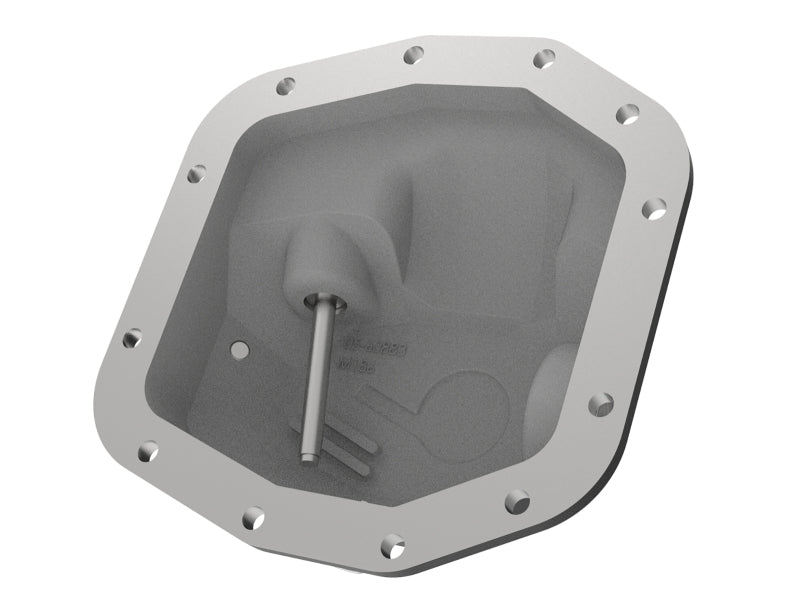 aFe 18-23 Jeep Wrangler JL Pro Series (Dana M186) Front Diff Cover w/ Oil - Black - 46-71011B