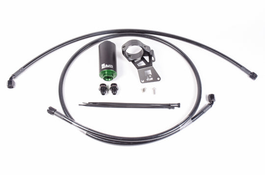 Radium Engineering Mitsubishi Evo X Fuel Hanger Feed Kit - Microglass Filter - 20-0946-05