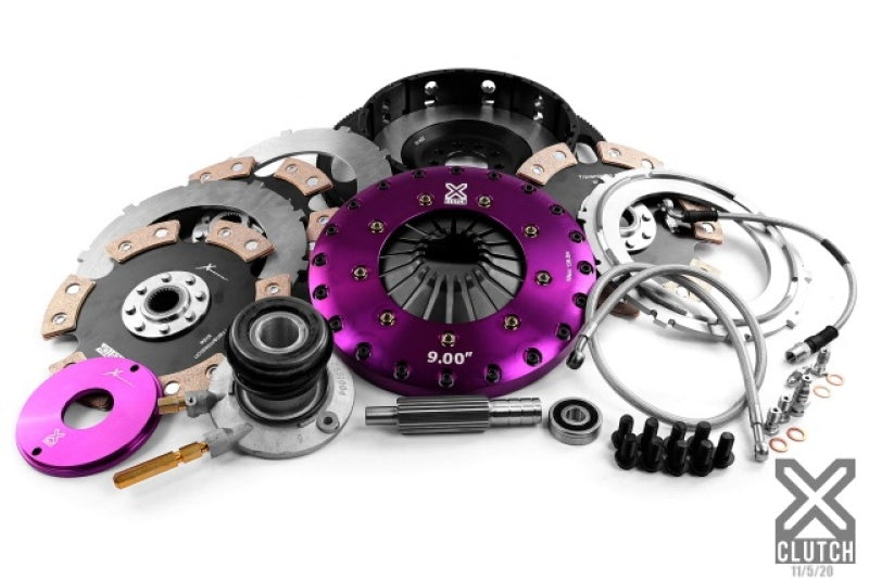 XClutch 09-13 Chevrolet Corvette ZR1 6.2L 9in Triple Solid Ceramic Clutch Kit - XKCR23630-3E
