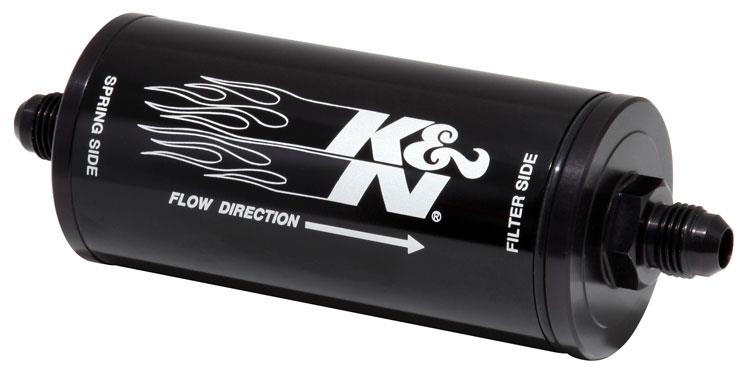 K&N 2in OD x 6in L 6AN 25 Micron In-Line Fuel/Oil Filter - 81-1000