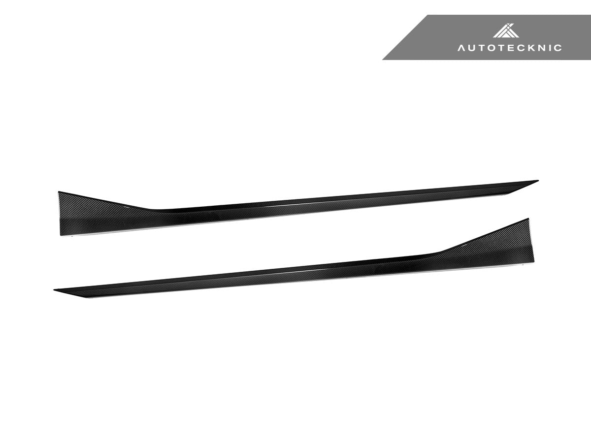 AutoTecknic Dry Carbon Fiber Side Skirt Extension Set - BMW G90/ G99 M5