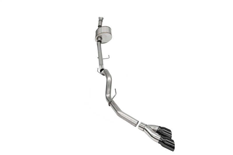 Corsa 2021-2025 Ford F-150 Regular Cab/ 8in Bed 5.0L V8 Xtreme Cat-Back Single Side Exit-Black PVD - 21145BLK