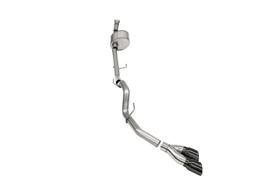 Corsa 2021-2025 Ford F-150 Regular Cab/ 8in Bed 5.0L V8 Xtreme Cat-Back Single Side Exit-Black PVD - 21145BLK