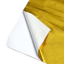 Load image into Gallery viewer, Mishimoto Gold Reflective Barrier w/ Adhesive Backing 24 inches x 24 inches - MMHP-GRB-2424