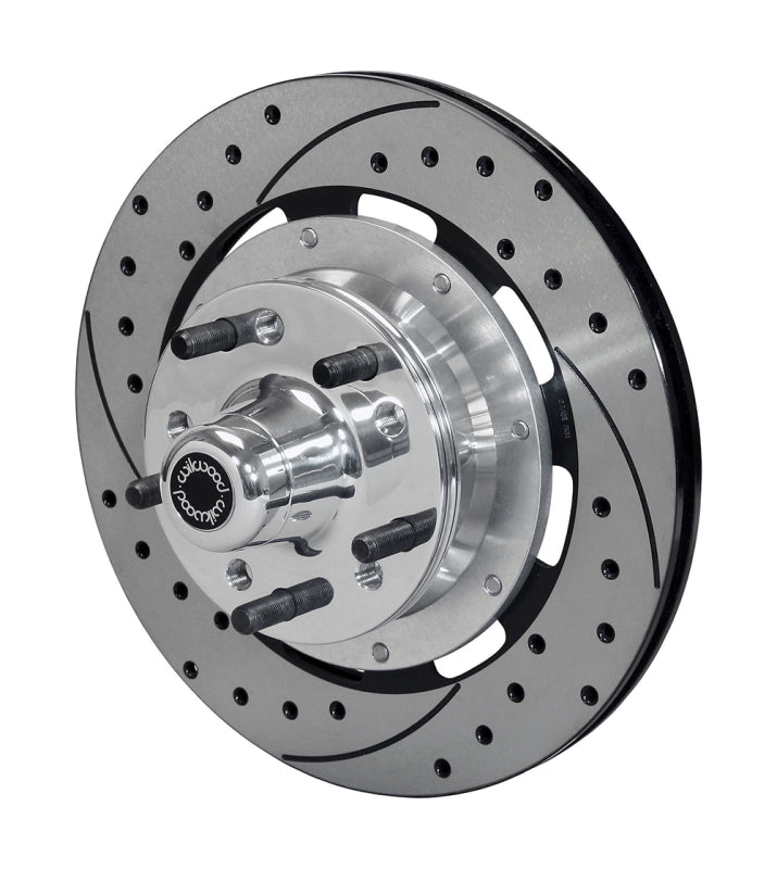 Wilwood kit hub granada 75-80 polish hub 12.19 rotor vented drilled - 140-8584-D
