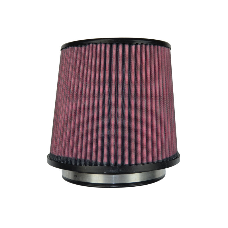 Injen Oiled Air Filter 6.0in Flange ID / 8.25in Base / 7.2in Media Height / 7.0in Top - X-1101-BR