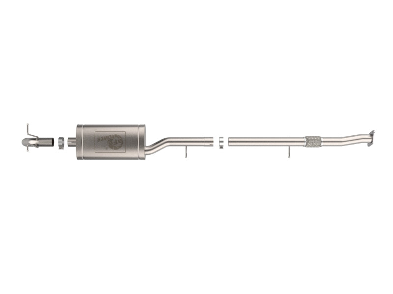 aFe 23-25 GM Colorado/Canyon L4-2.7L (t) ROCK BASHER 3 IN 409 Stainless Steel Cat-Back Exhaust - 49-44148