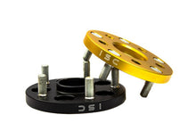 Load image into Gallery viewer, ISC Suspension 5x114 Hub Centric Wheel Spacers 15mm Black (Pair) - WS5x11415B
