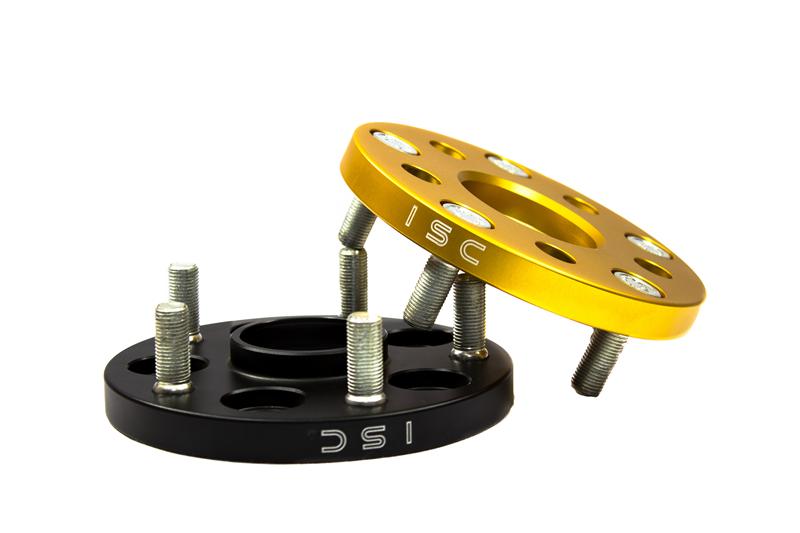 ISC Suspension BMW 5x120 Hub Centric (72.6 Hub Bore) Wheel Spacers 15mm Black (Pair) - WSBMW15B