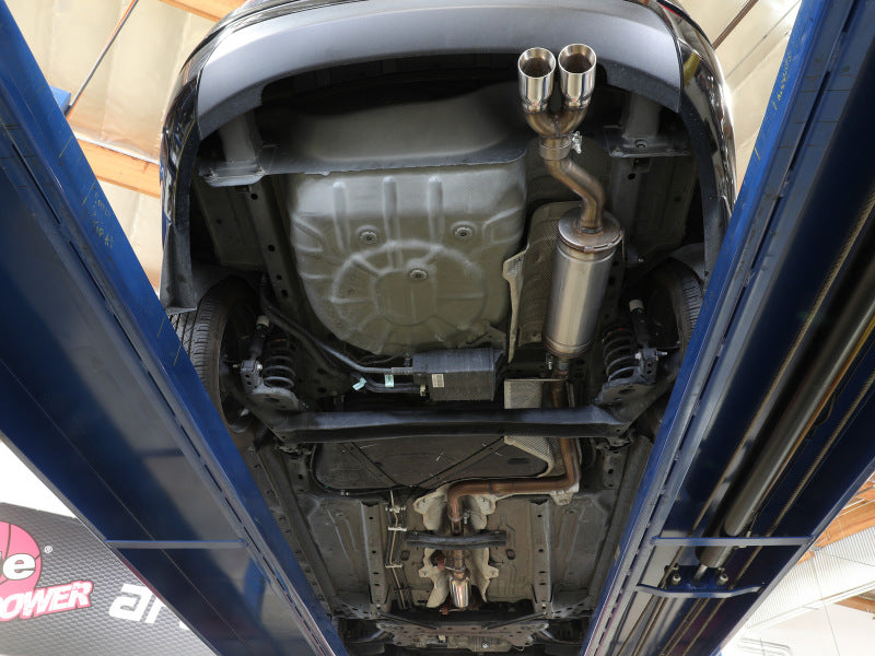 aFe Takeda Series 2 1/2in 304 SS Cat-Back 14-19 Ford Fiesta L4-1.6L w/Black Tip - 49-33134-B