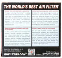 Load image into Gallery viewer, K&amp;N Filter Universal Rubber Filter 2 1/4 inch Flange 3 1/2 inch OD 4 inch Height - RU-0600