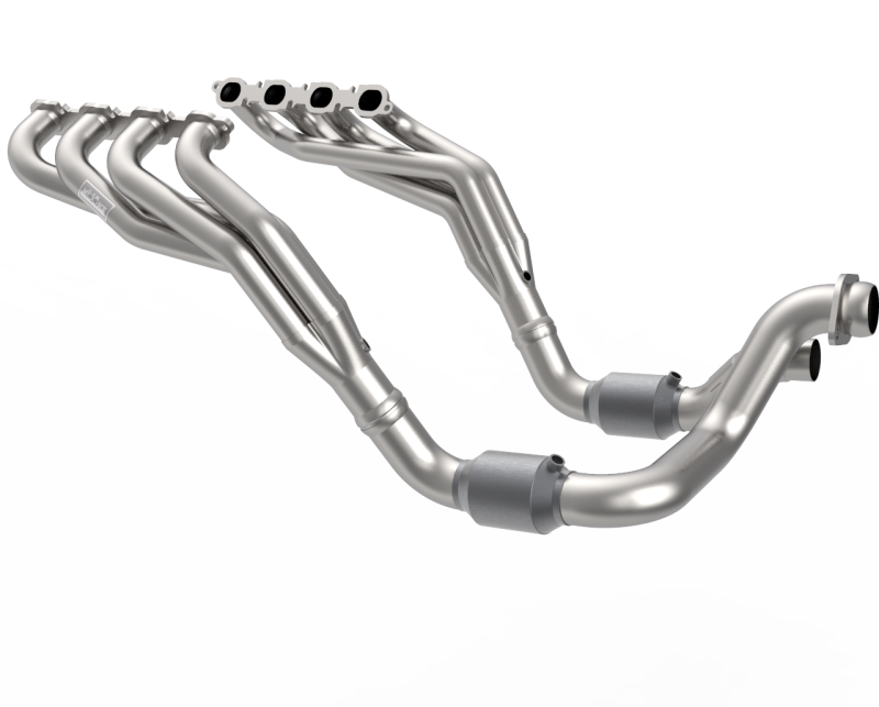Kooks 20-22 Ford F250 7.3L V8 / Ford F350 7.3L V8 1-7/8in x 3in SS Headers w/ H.O. Green Catted Conn - 1400H440