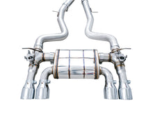 Load image into Gallery viewer, AWE Tuning BMW F8X M3/M4 SwitchPath Cat-Back Exhaust - Chrome Silver Tips - 3025-42070