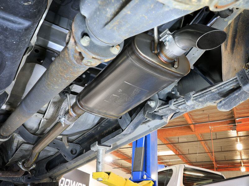 aFe 05-15 Toyota Tacoma V6 4.0L ROCK BASHER 2-1/2in 409SS Cat-Back Hi-Tuck Exhaust System - 49-46090