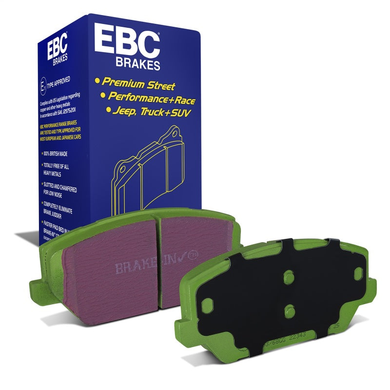 EBC 2019+ Hyundai Veloster (2nd Gen) 2.0L Turbo N Greenstuff Front Brake Pads - DP22343