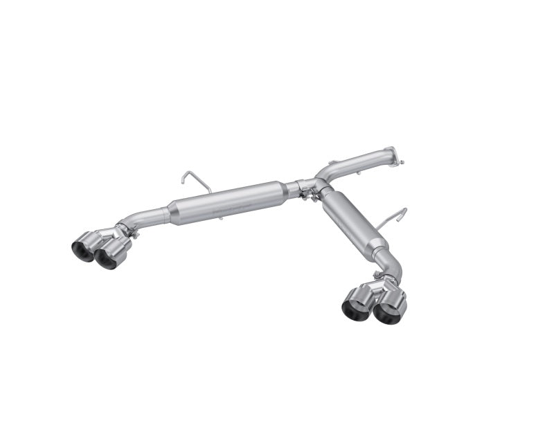 MBRP 22-24 Kia Forte GT Armor Lite AL Steel 2.5in Axle Back Exhaust w/ SS Quad Tips - S4711AL