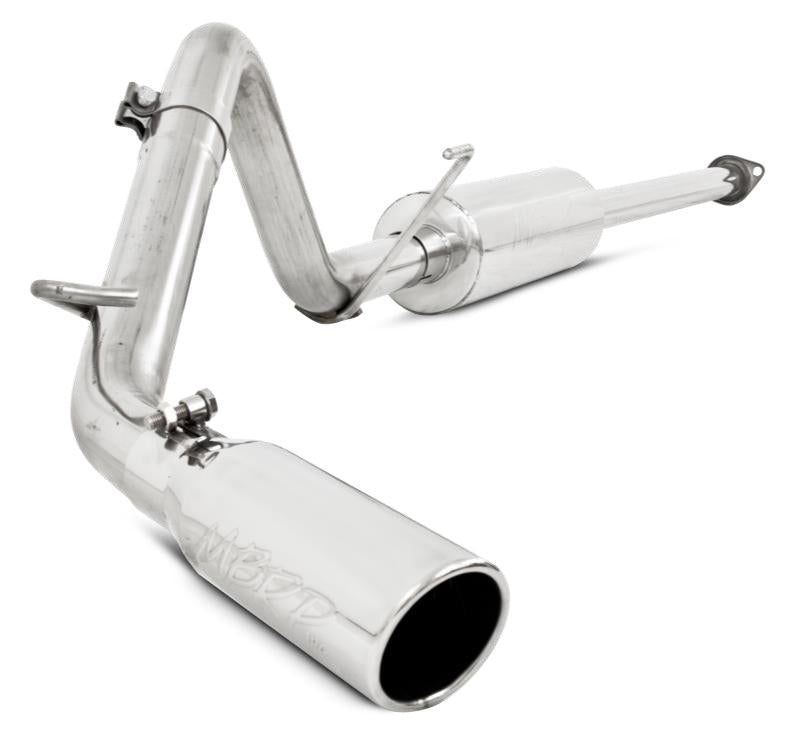 MBRP 05-13 Toyota Tacoma 4.0L EC/CC Cat Back Single Exit Aluminized Exhaust - S5326AL