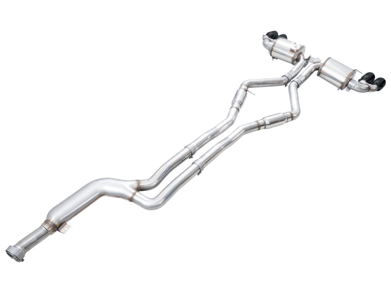 AWE Tuning 22-26 BMW M240i (G42) Touring Edition Exhaust - Diamond Black Tips - 3015-43240
