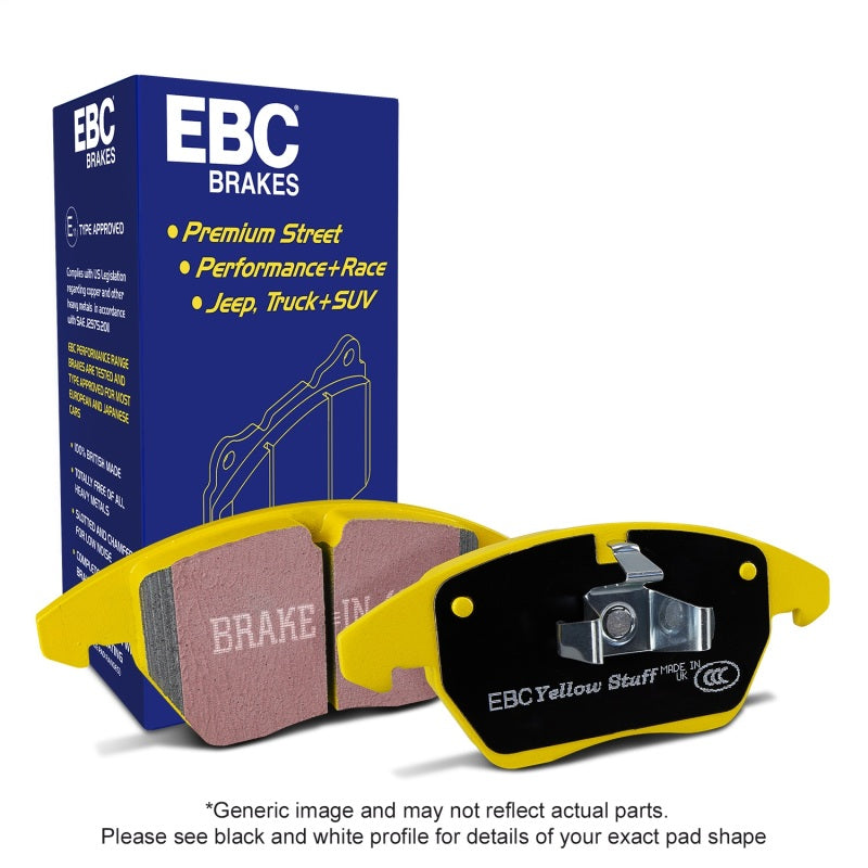 EBC 01-07 BMW M3 3.2 (E46) Yellowstuff Rear Brake Pads - DP41118R