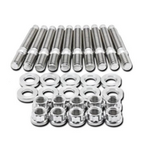 Load image into Gallery viewer, BLOX Racing SUS303 Stainless Steel Manifold Stud Kit M8 x 1.25mm 65mm in Length - 9-piece - BXFL-00309-9