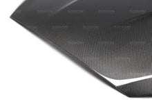 Load image into Gallery viewer, Seibon 15-16 Ford Focus TS-Style Gloss Finish Carbon Fiber Hood - HD16FDFO-TS