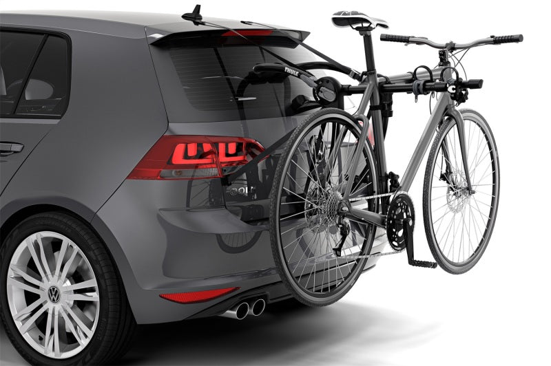 Thule Gateway Pro 2 Hanging-Style Trunk Bike Rack w/Anti-Sway Cages (Up to 2 Bikes) - Black - 900600
