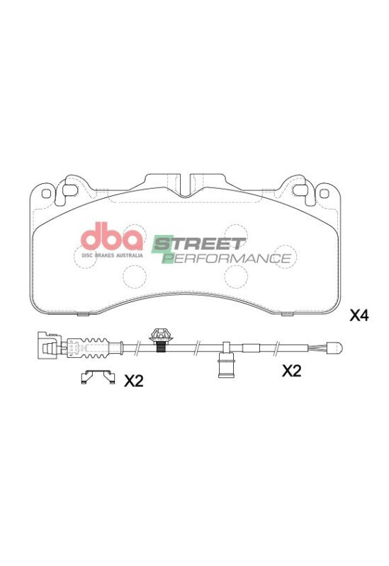 DBA 16-20 Lexus GS F SP Performance Front Brake Pads - DB15259SP