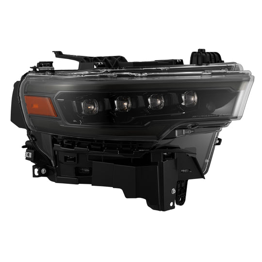 AlphaRex 25-26 Dodge Ram 1500 NOVA LED Proj Headlights- Alpha-Black w/Activ Lit/Seq Signal/Switchbk - 880890