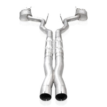 Load image into Gallery viewer, Stainless Works 2024 Mustang GT Catback Quad Tips Legend Sound H-Pipe Performance Connect Exhaust - M24QUADHPCL