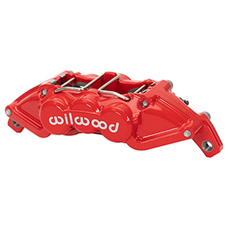 Wilwood Universal UTV4 Caliper 1.00/1.00in Pistons 25in Rotor - Red - 120-16572-RD