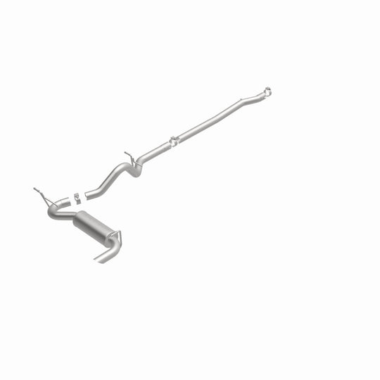 MagnaFlow 12-14 Jeep Wrangler 4dr Single Straight Rear P/S Exit Stainless C/B Performance Exhaust - 15117