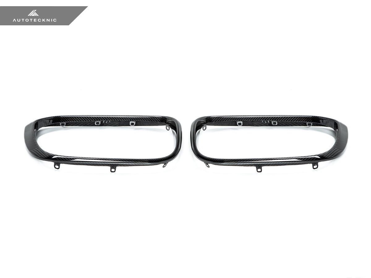 AutoTecknic Replacement Dry Carbon Grille Surround Set - BMW G01 X3 | G02 X4 Pre-LCI
