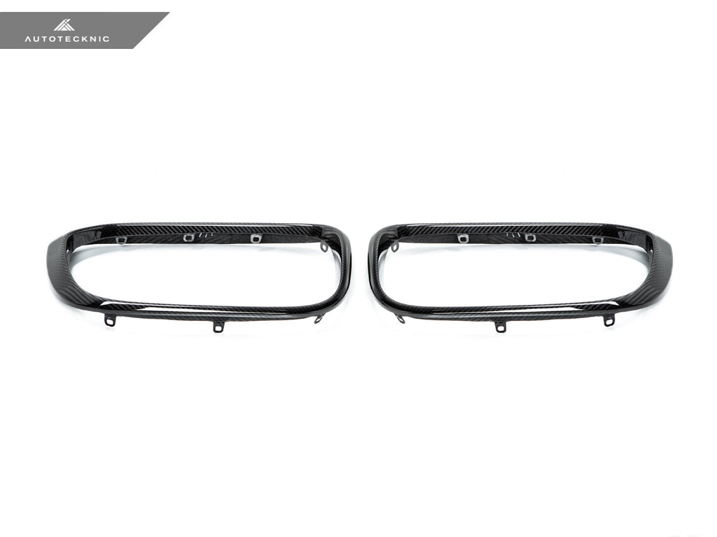 AutoTecknic Replacement Dry Carbon Grille Surround Set - BMW G01 X3 | G02 X4 Pre-LCI
