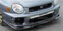 Load image into Gallery viewer, Seibon 02-03 Subaru WRX GD Carbon Fiber Front Lip - FL0203SBIMP-GD