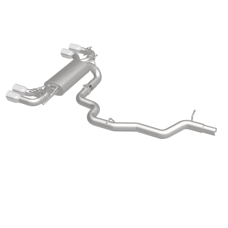 MagnaFlow Sys C/B 2015-2017 Volkswagen Golf R 3in Polished SS Quad Tip Split Rear Exit - 19165