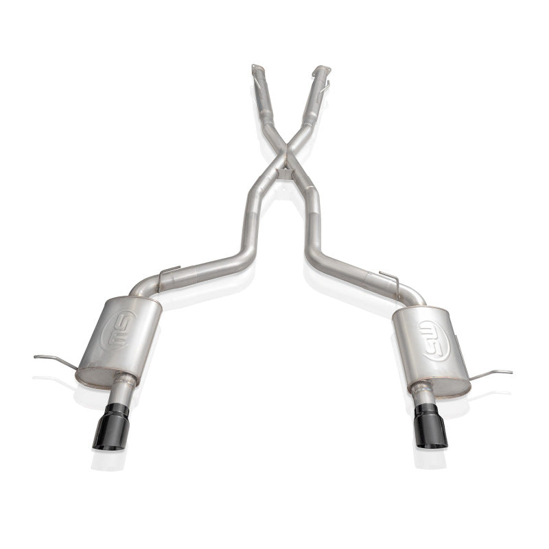 Stainless Works 11-20 Dodge Durango 5.7L 3in Legend Catback w/4in Black Tips - DUR11CBL-B