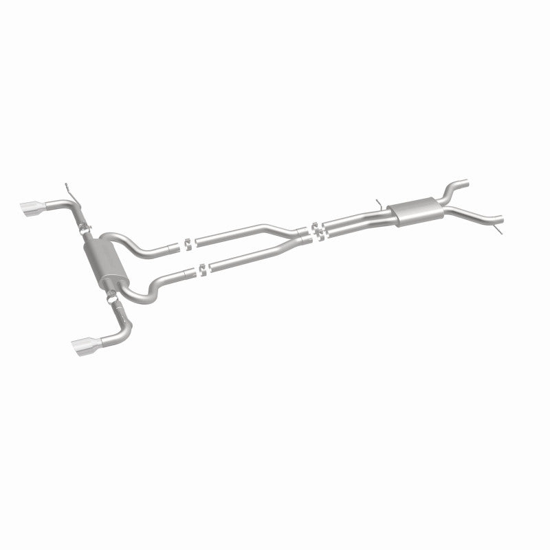 MagnaFlow 07 Audi Q7 V8 4.2L Dual Split Rear Exit Stainless Cat-Back Perf Exhaust - 15085