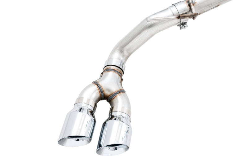 AWE Tuning 2019+ Ford Ranger 0FG Performance Exhaust System w/Chrome Silver Tips & Bash Guard - 3015-22072